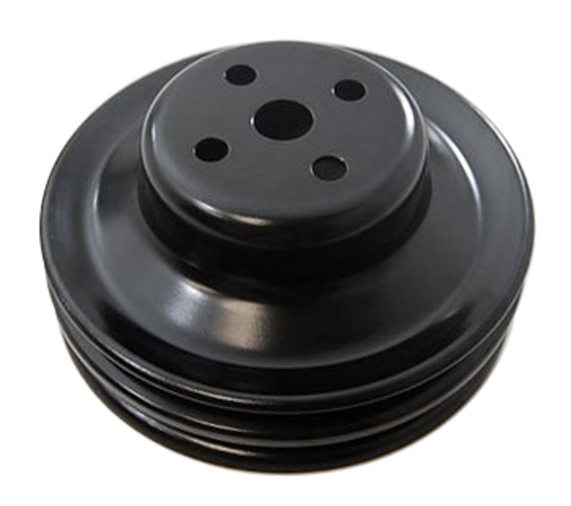 Ford 289 2 Groove Water Pump Pulley Black Water Pump Pulleys Racing Power Company