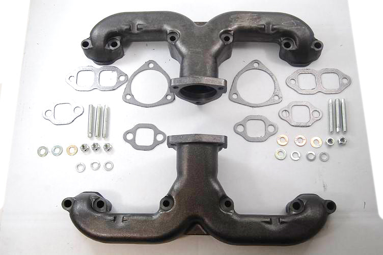 1955-57 GM Cast Iron Ram Horn Exhaust Manifold Exhaust Manifolds and Components Racing Power Company