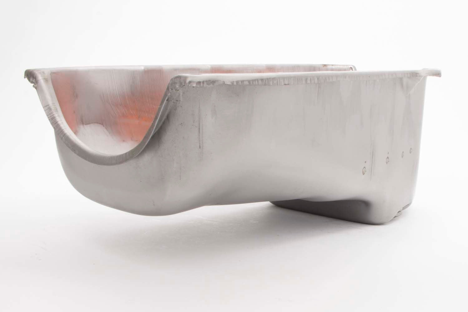 55-79 SBC Steel Stock Oil Pan Unplated Engine Oil Pans Racing Power Company