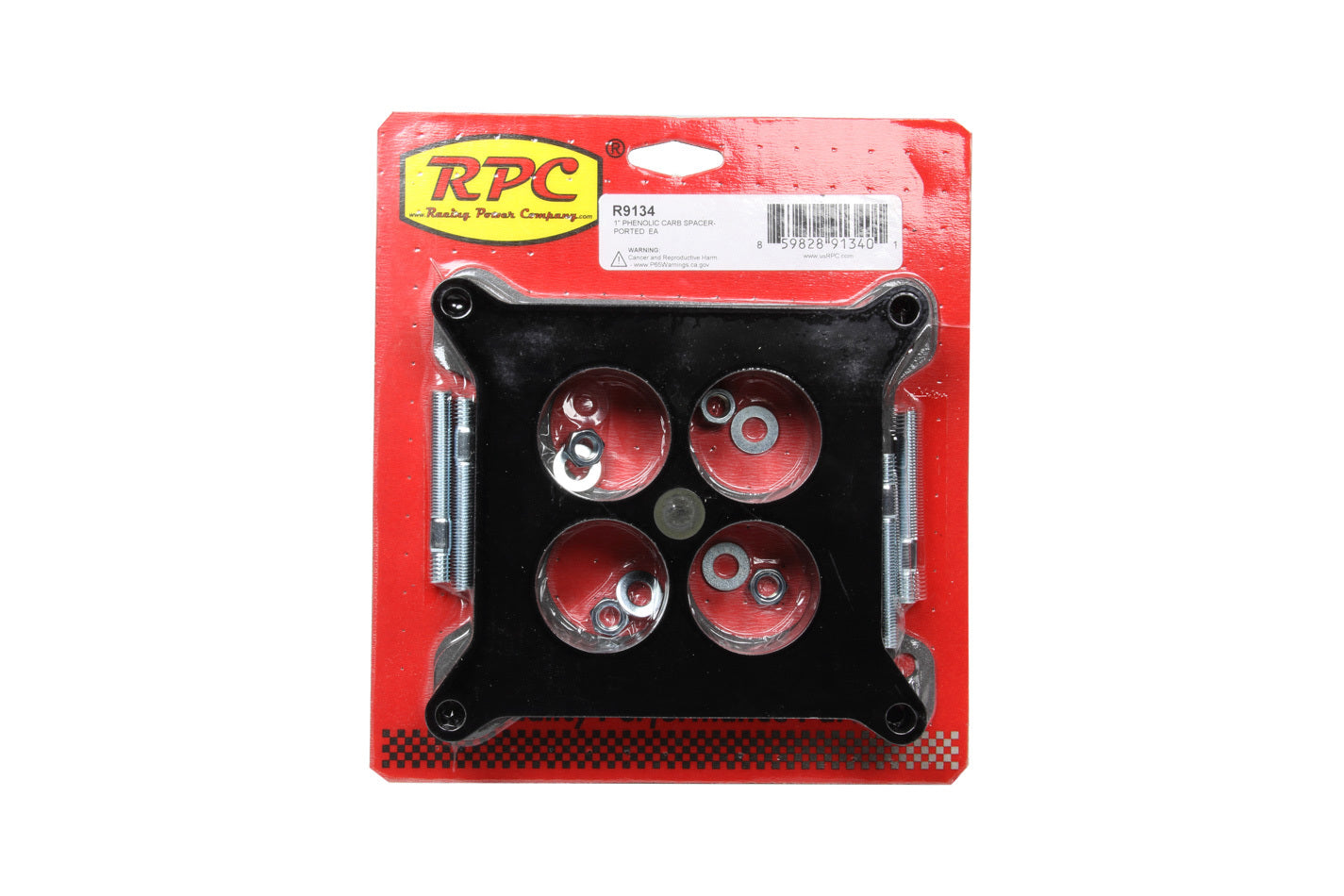 1In Phenolic Carb Space r- Ported Carburetor Adapters and Spacers Racing Power Company