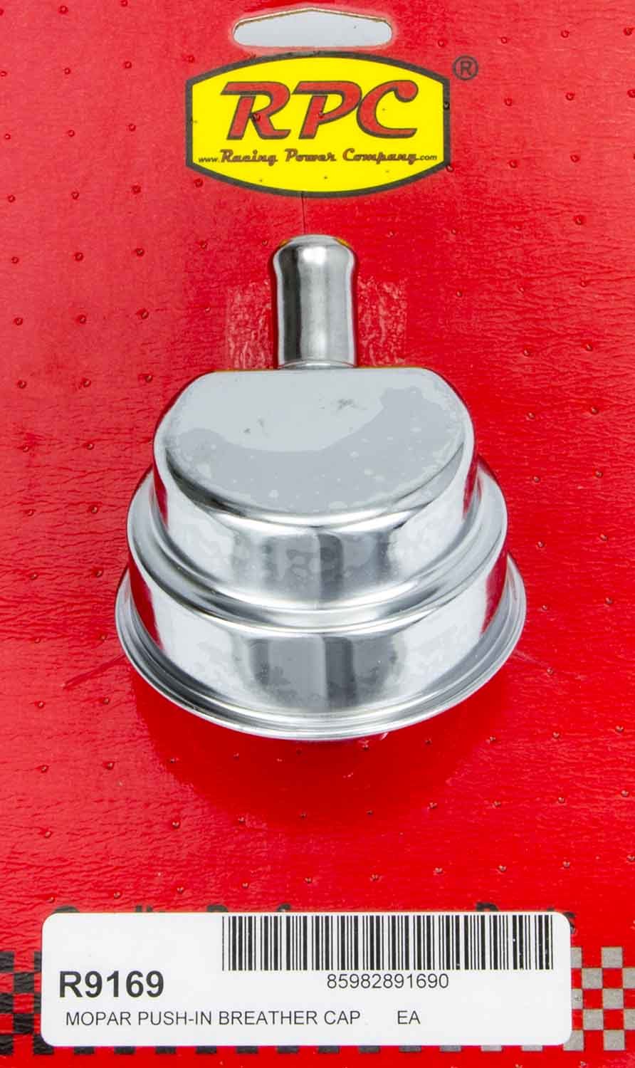 Mopar Style Chrome Breather w/Tube Valve Cover Breathers and Components Racing Power Company