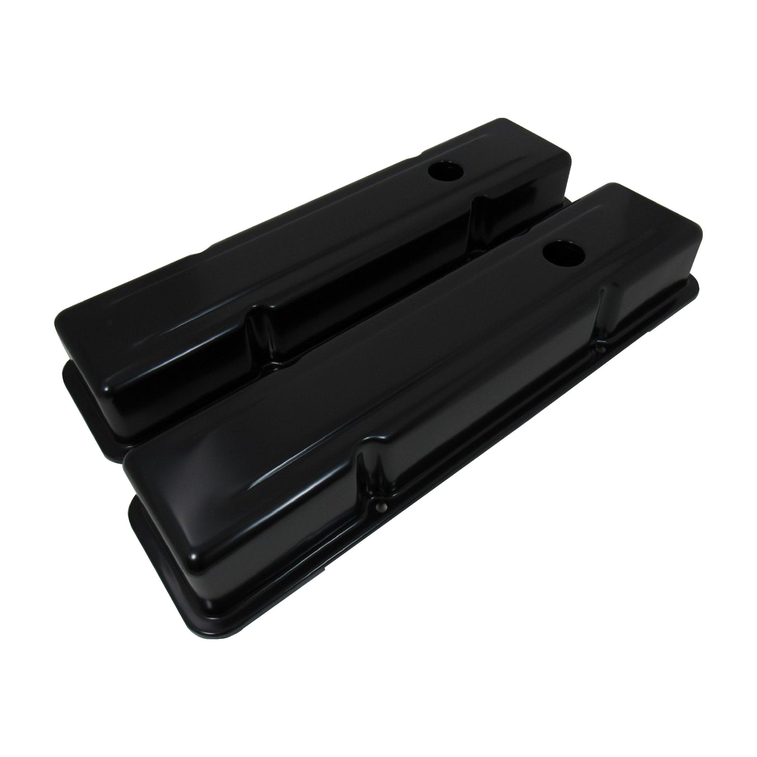 58-86 SBC Tall Valves Covers Black Valve Covers Racing Power Company