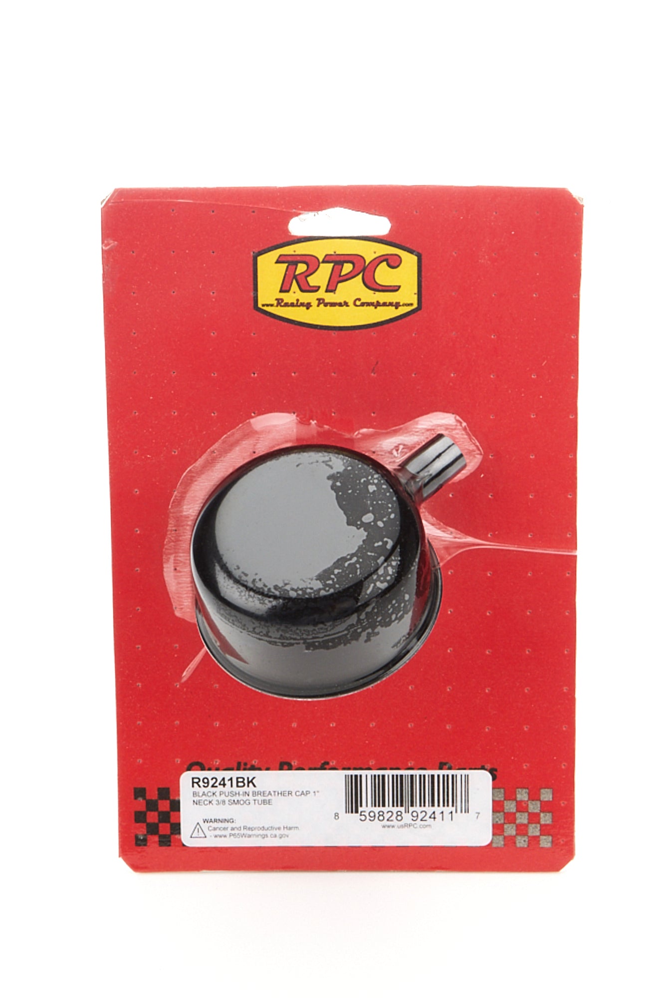 Valve Cover Breather w/ Smog Tube Black Each Valve Cover Breathers and Components Racing Power Company