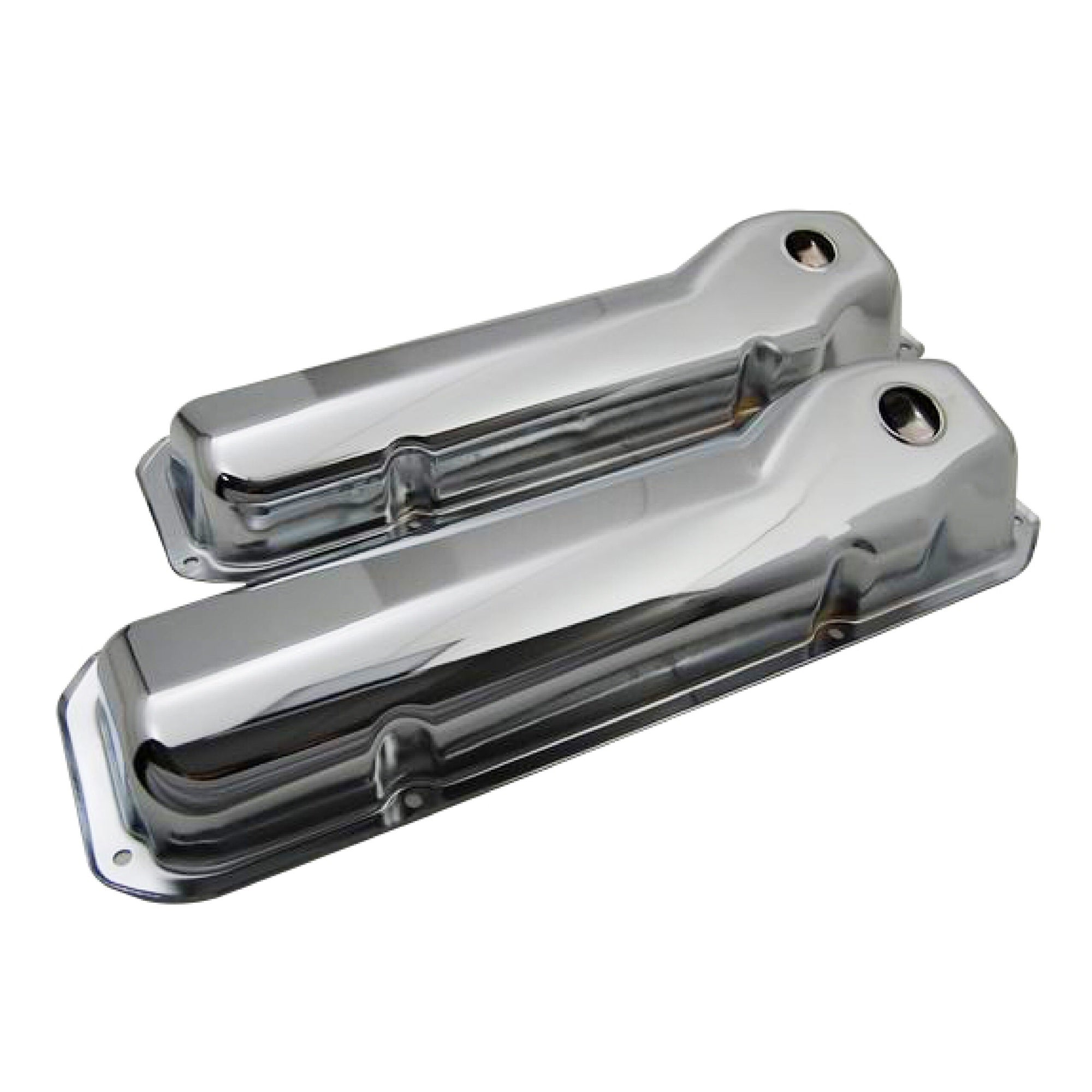 Chrome Steel Valve Cover Ford 351C-351M-400 Pair Valve Covers Racing Power Company