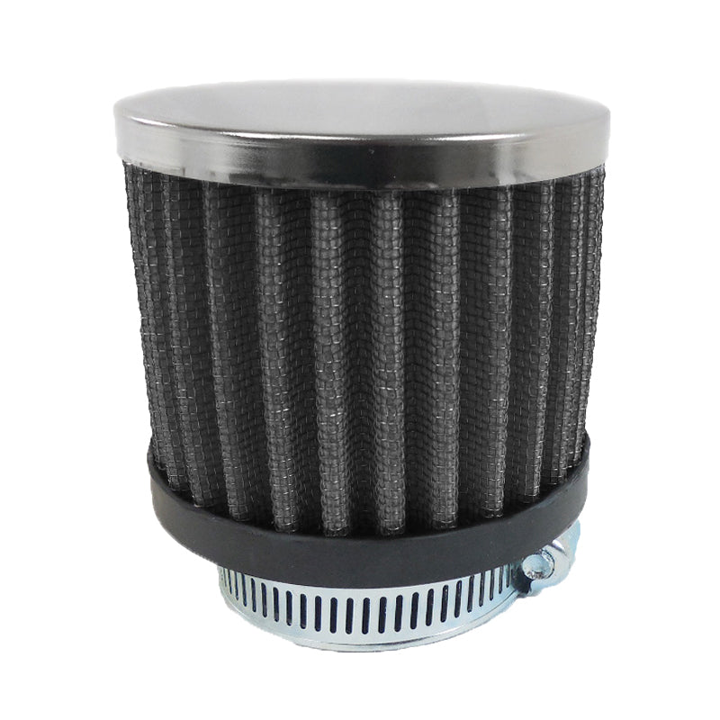 Clamp-On Breather 3in Tall 1-1/2in ID Valve Cover Breathers and Components Racing Power Company