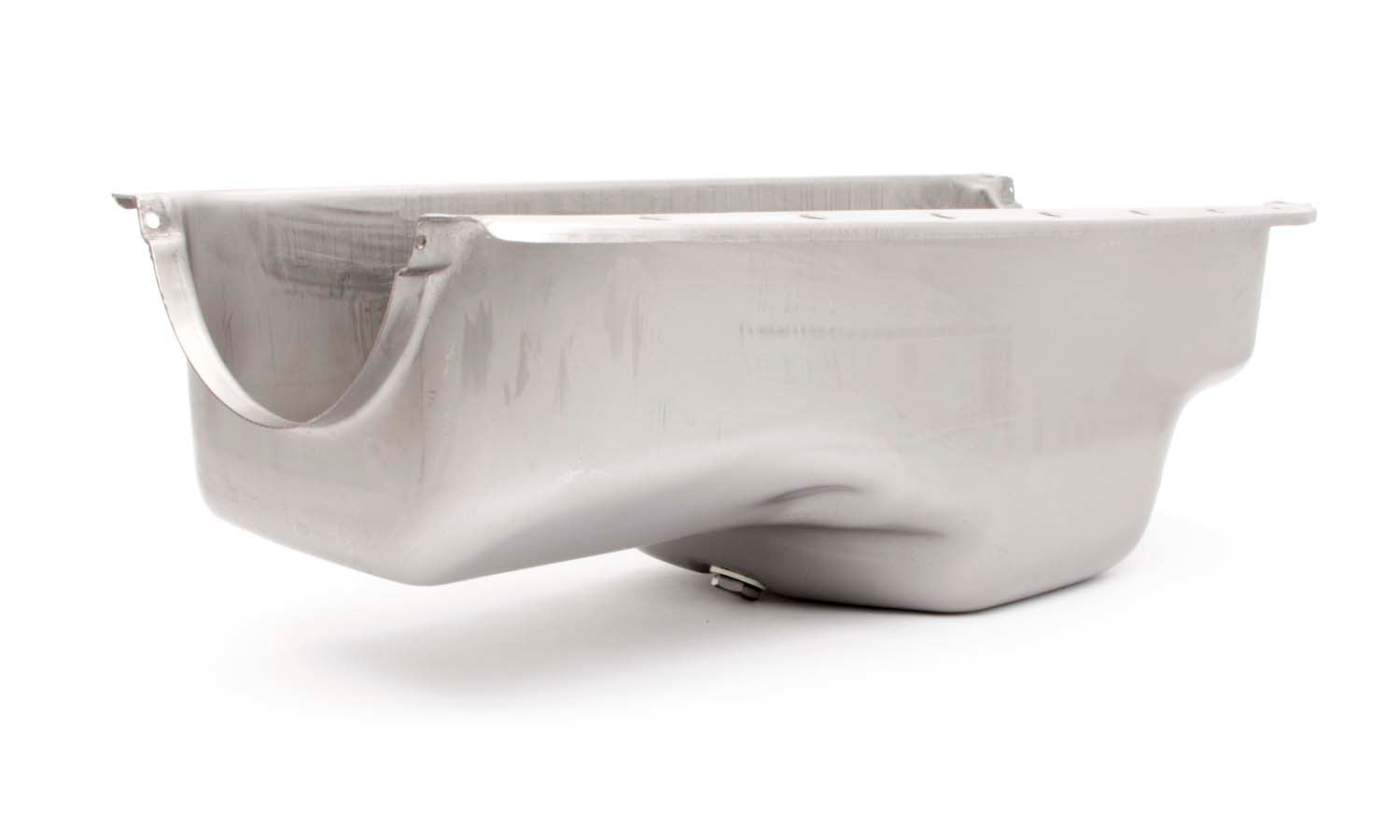 64-87 SBM Steel Stock Oil Pan Unplated Engine Oil Pans Racing Power Company