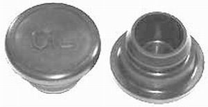 Push In Rubber Oil Plug W/Oil Logo Valve Cover Filler Tubes and Caps Racing Power Company