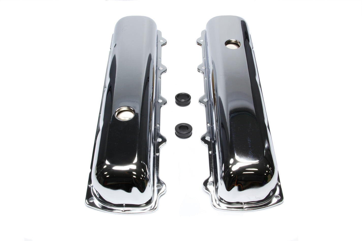 Chrome Steel Oldsmobile Short Valve Cover Pair Valve Covers Racing Power Company