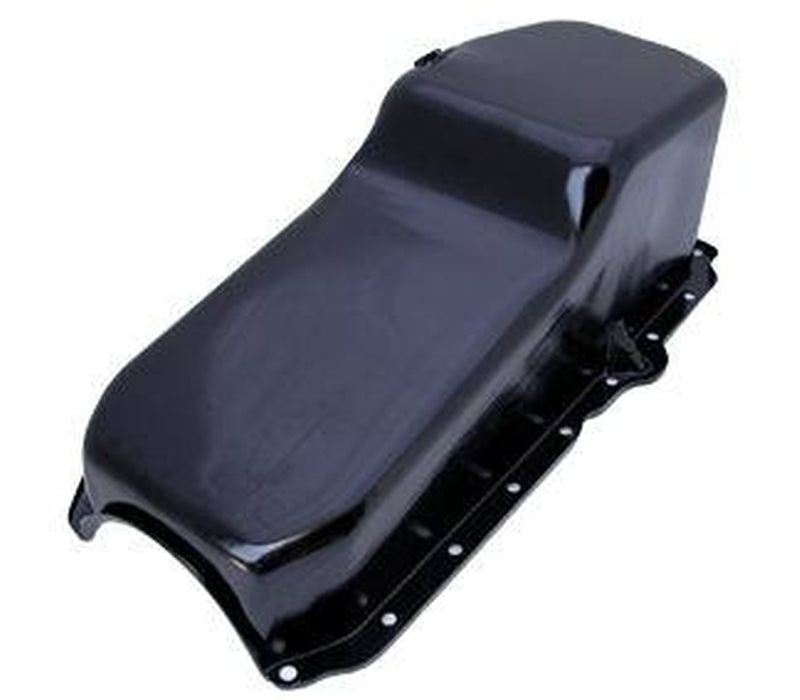 Black 1986-Up Sb Chevy Oil Pan Engine Oil Pans Racing Power Company