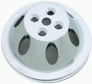 Pol Alum SBC Single Gro ove Pulley Water Pump Pulleys Racing Power Company