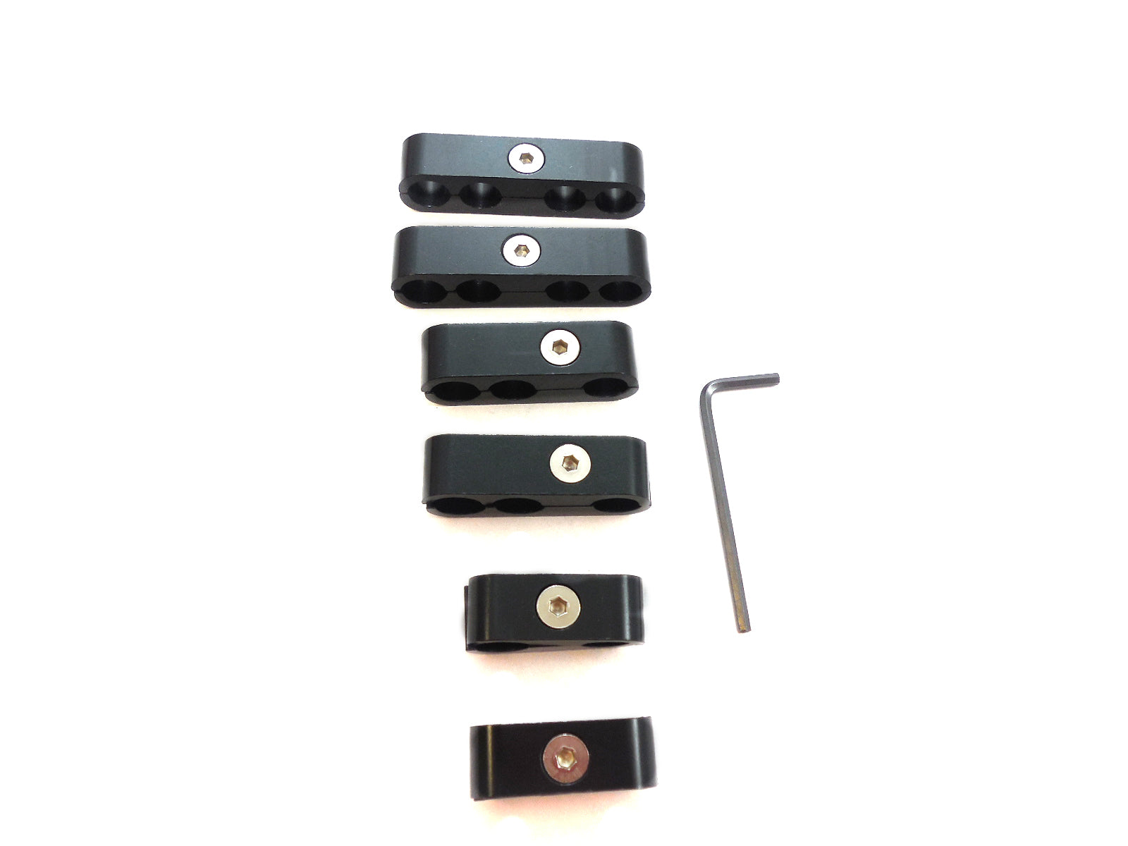 Billet Wire Separators R ace Style - Black Wire Looms Racing Power Company