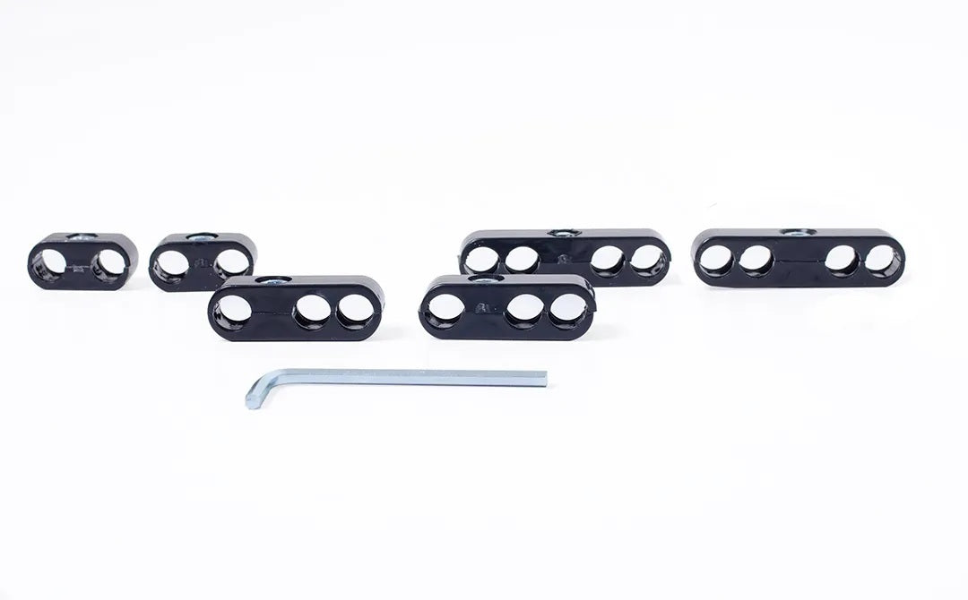Black Pro Style Wire Se partators Wire Looms Racing Power Company
