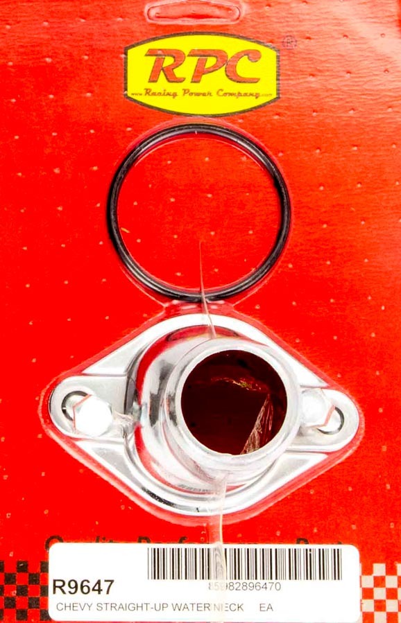 Chevy V8 Steel Str Up Water Neck Chrome Water Necks - Thermostat Housings Racing Power Company