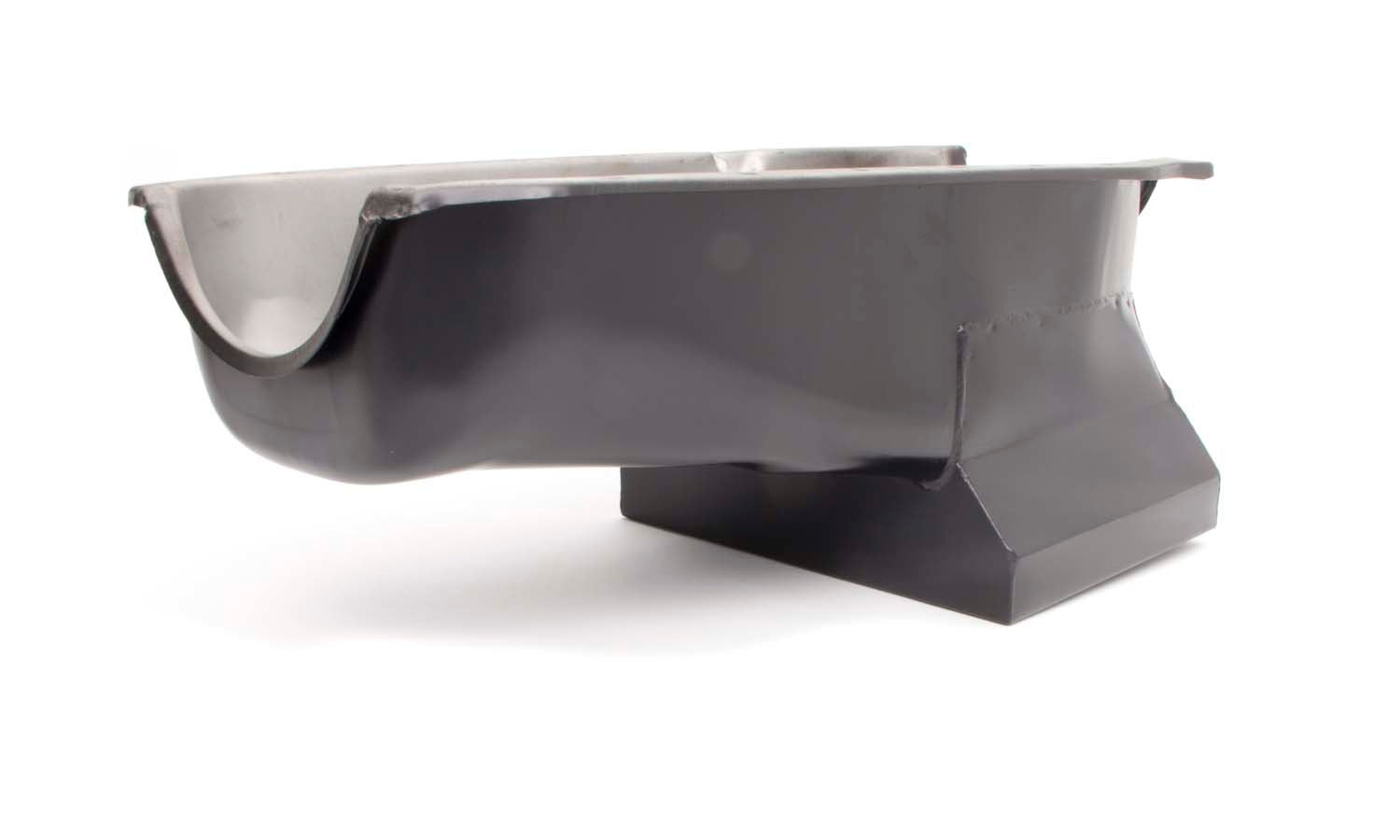 86- SBC Steel Drag Race Oil Pan Black Engine Oil Pans Racing Power Company
