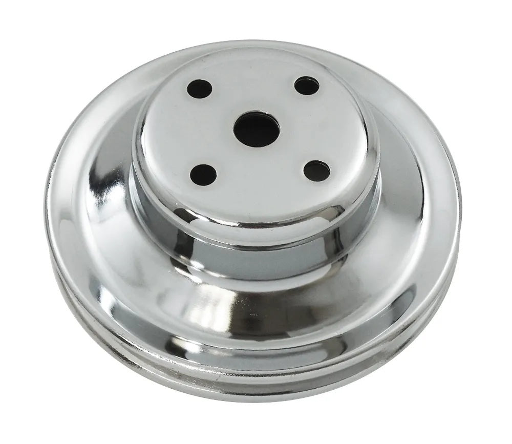 BB Chevy Double Groove Long Water Pump Pulley Water Pump Pulleys Racing Power Company