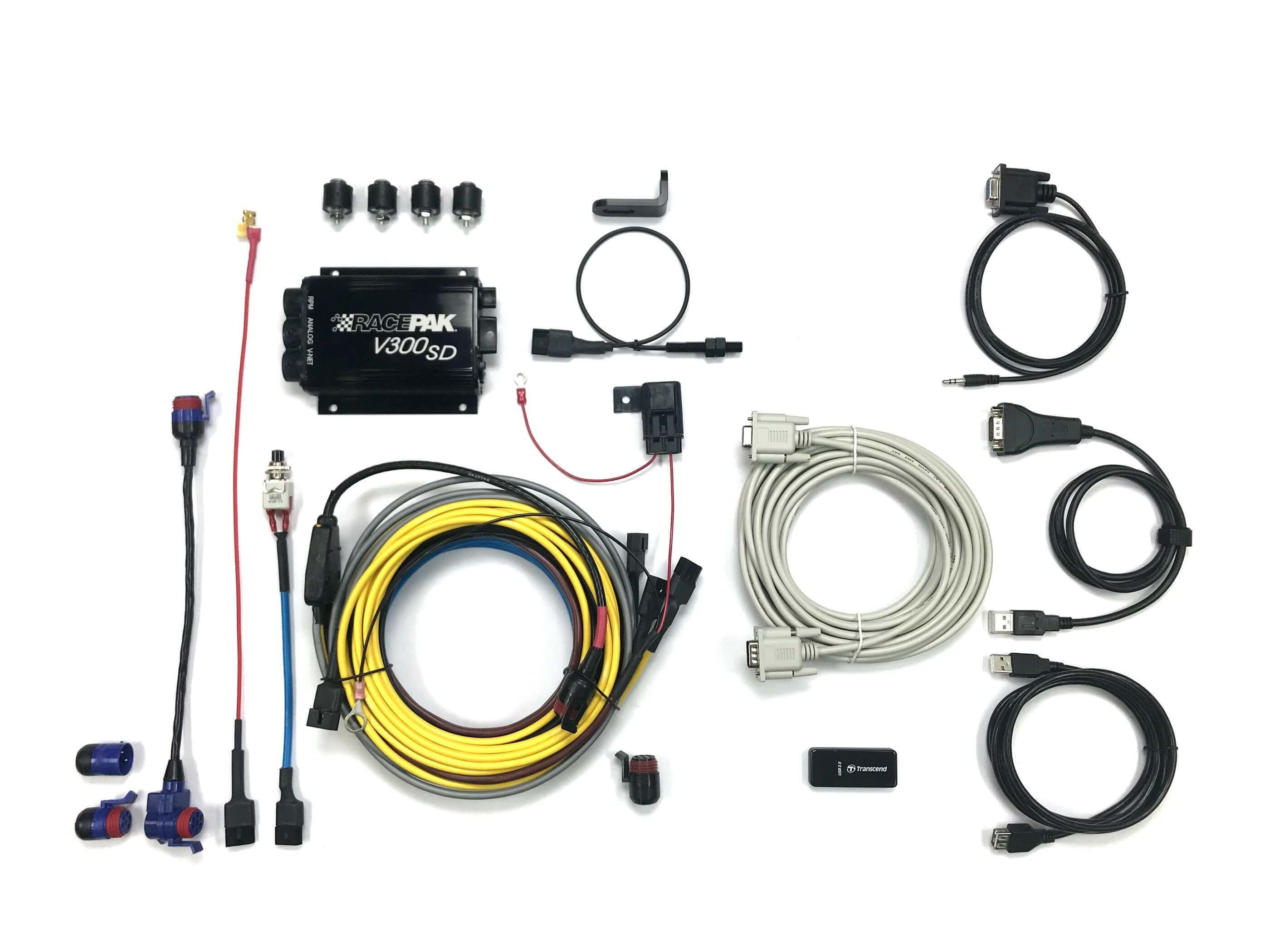 V300SD Data Logger Kit - Door Car - Serialized Data Acquisition and Components Racepak
