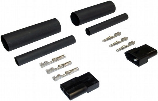 3-Pin Molex Connector Kit Male/Female Wiring Connectors and Terminals Racepak