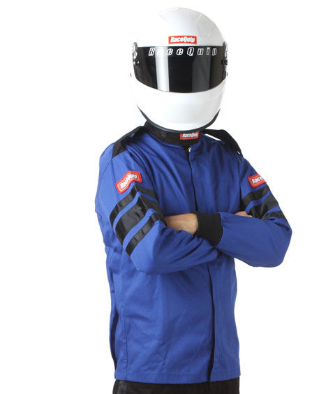 Blue Jacket Single Layer X-Large Driving Jackets Racequip