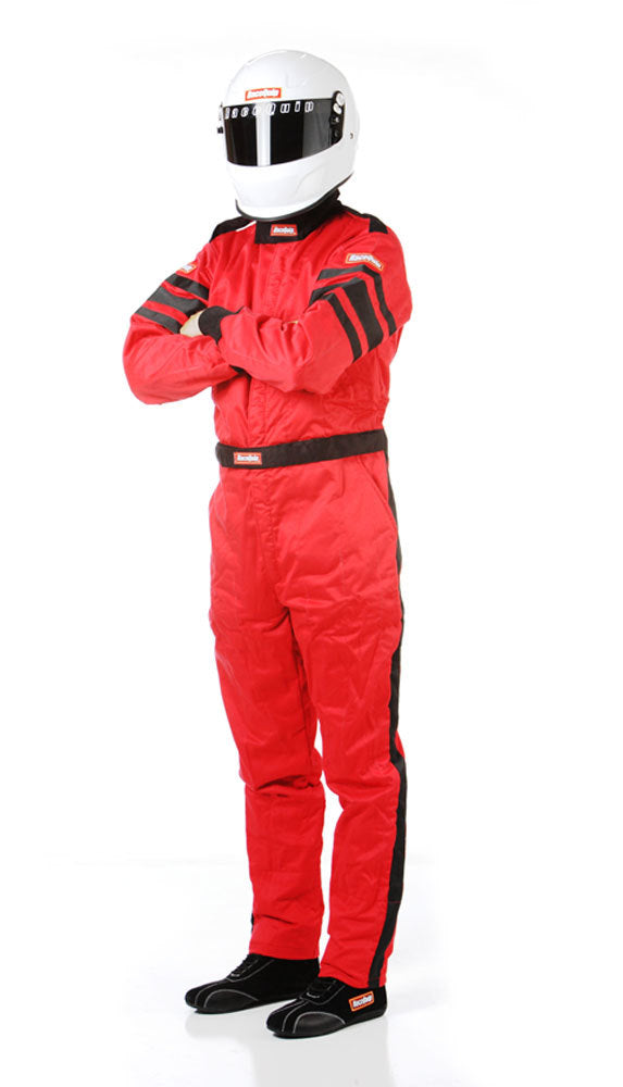 Red Suit Multi Layer X-Large Driving Suits Racequip