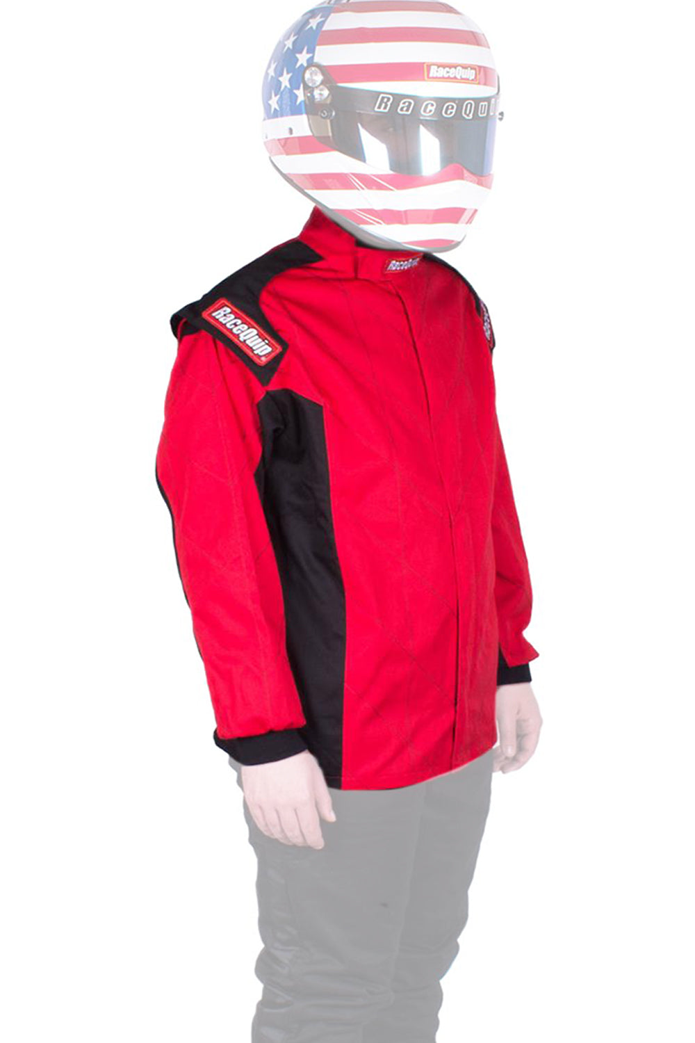 Jacket Chevron Red Large SFI-1 Driving Jackets Racequip
