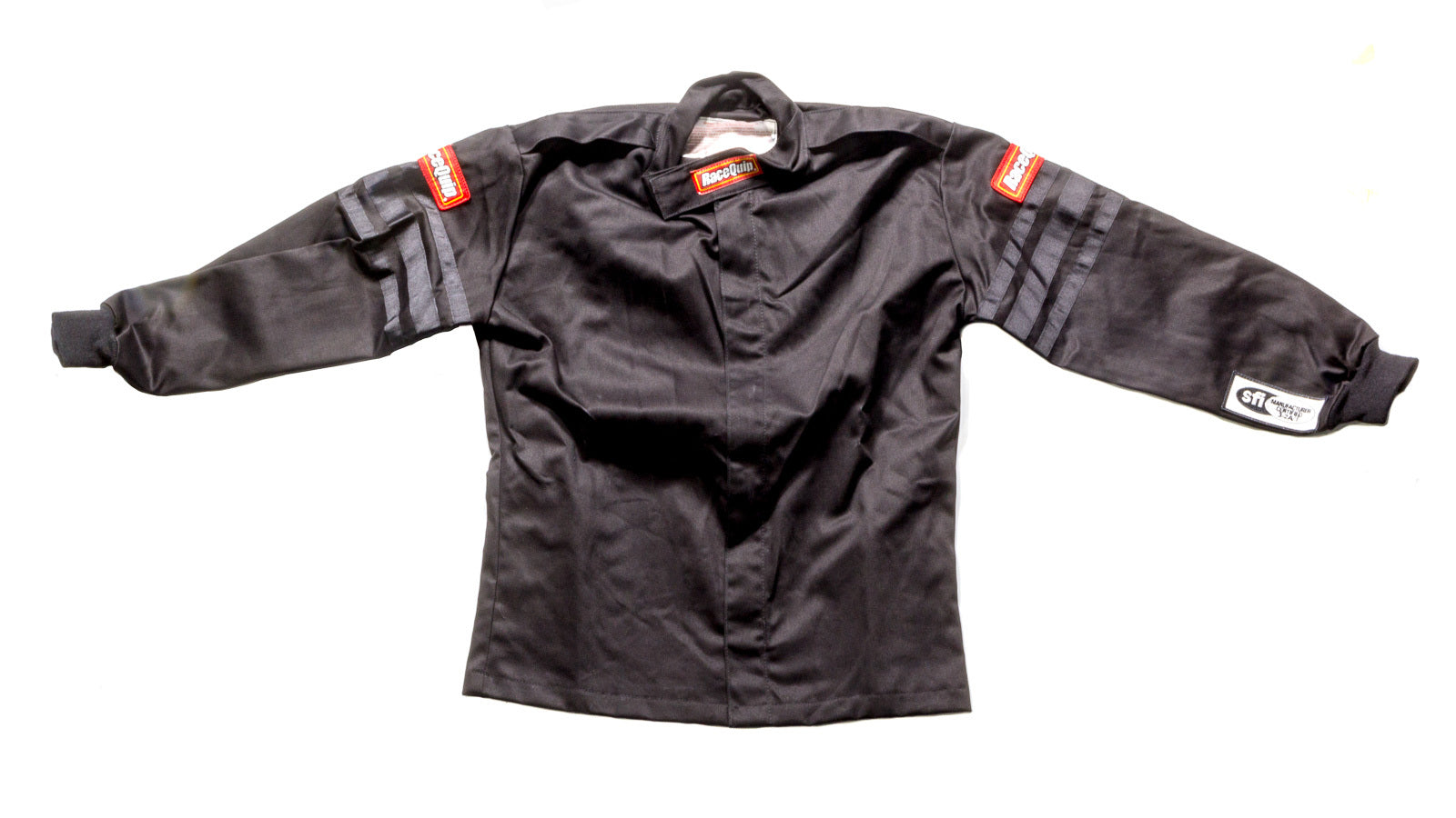Black Jacket Kids Single Layer Large Black Trim Driving Jackets Racequip