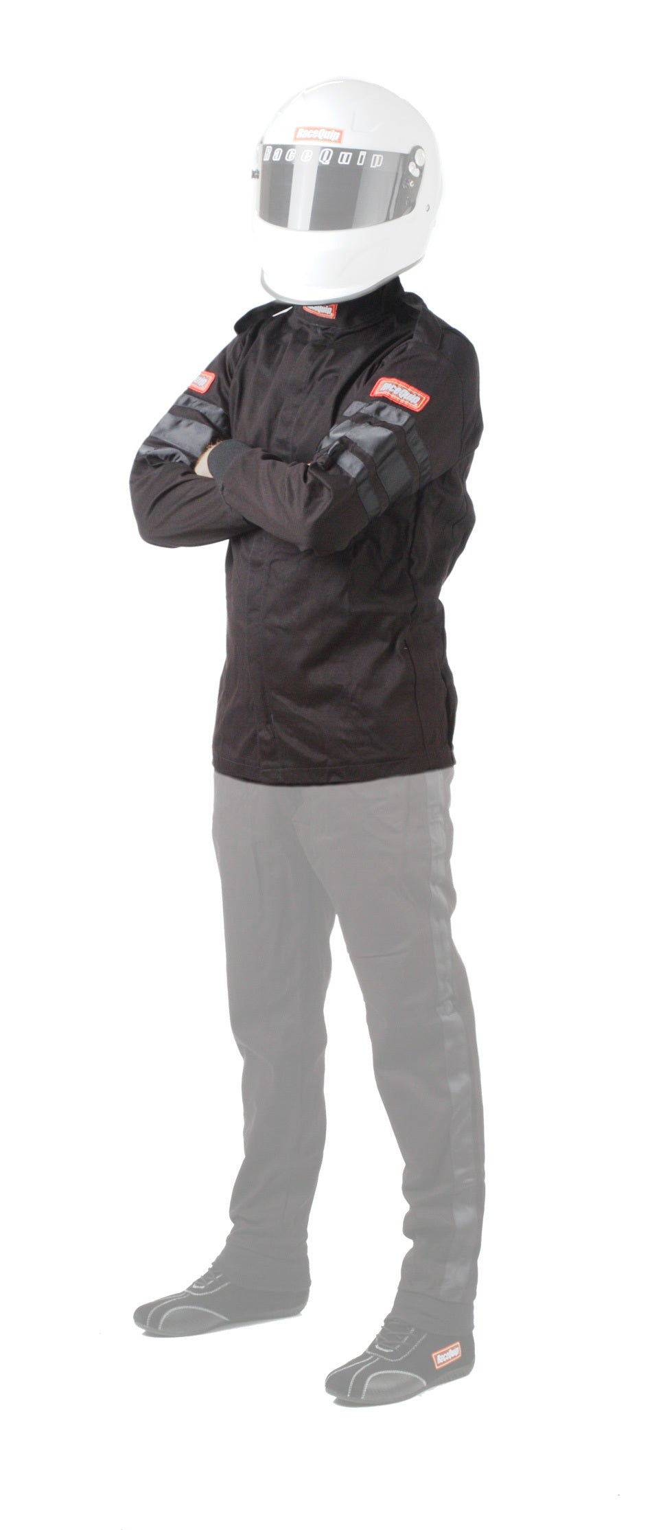 Black Jacket Kids Single Layer XXL Black Trim Driving Jackets Racequip