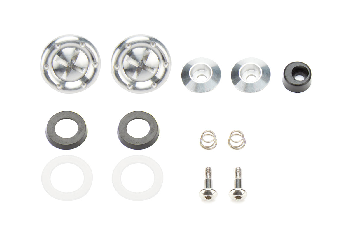 Shield Hardware Kit Pro Vesta Silver Helmet Components Racequip