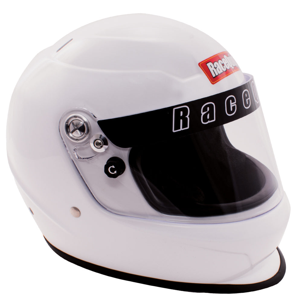 Helmet Pro Youth Gloss White SFI24.1 2020 Helmets Racequip