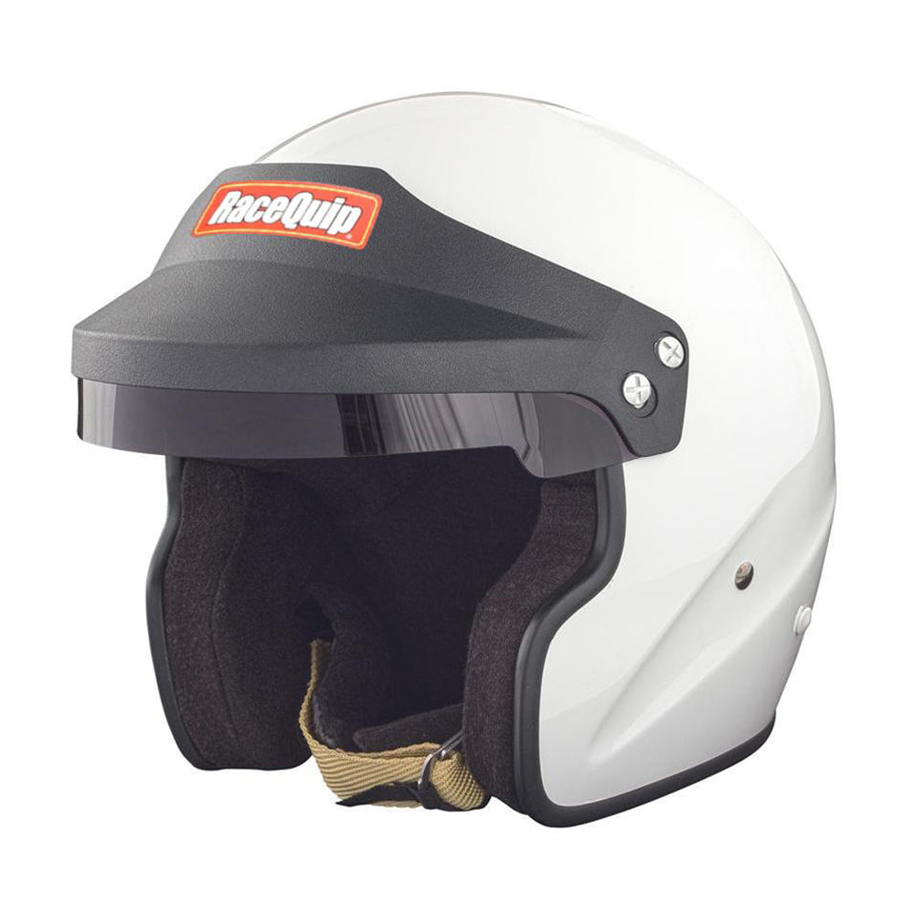 Helmet Open Face Medium White SA2020 Helmets Racequip