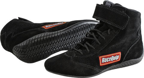 Shoe Mid-Top Black Size 8 SFI Driving Shoes and Boots Racequip