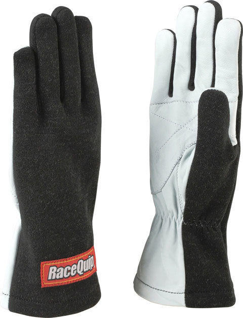 Gloves Single Layer Medium Black Driving Gloves Racequip