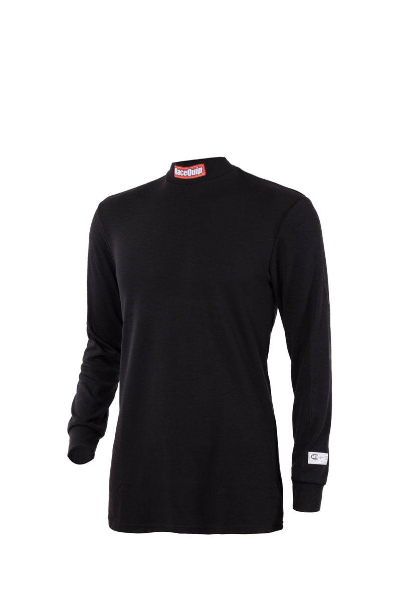 Underwear Top FR Black Youth Medium Fire Retardant Underwear Tops Racequip