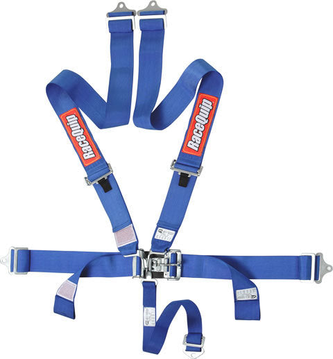 5pt Harness Set L&L Blue SFI Seat Belts and Harnesses Racequip