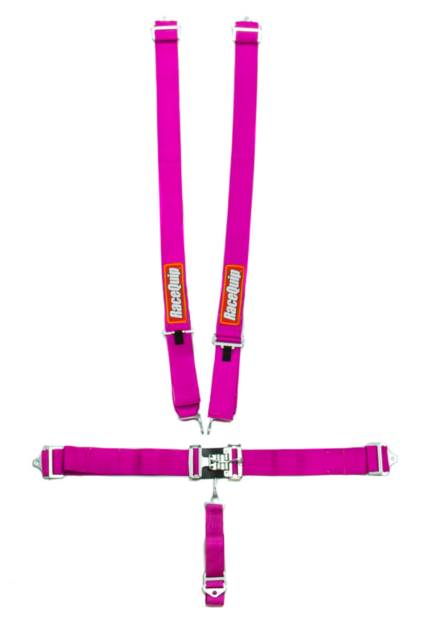 5pt Harness Set L&L Pink SFI Seat Belts and Harnesses Racequip