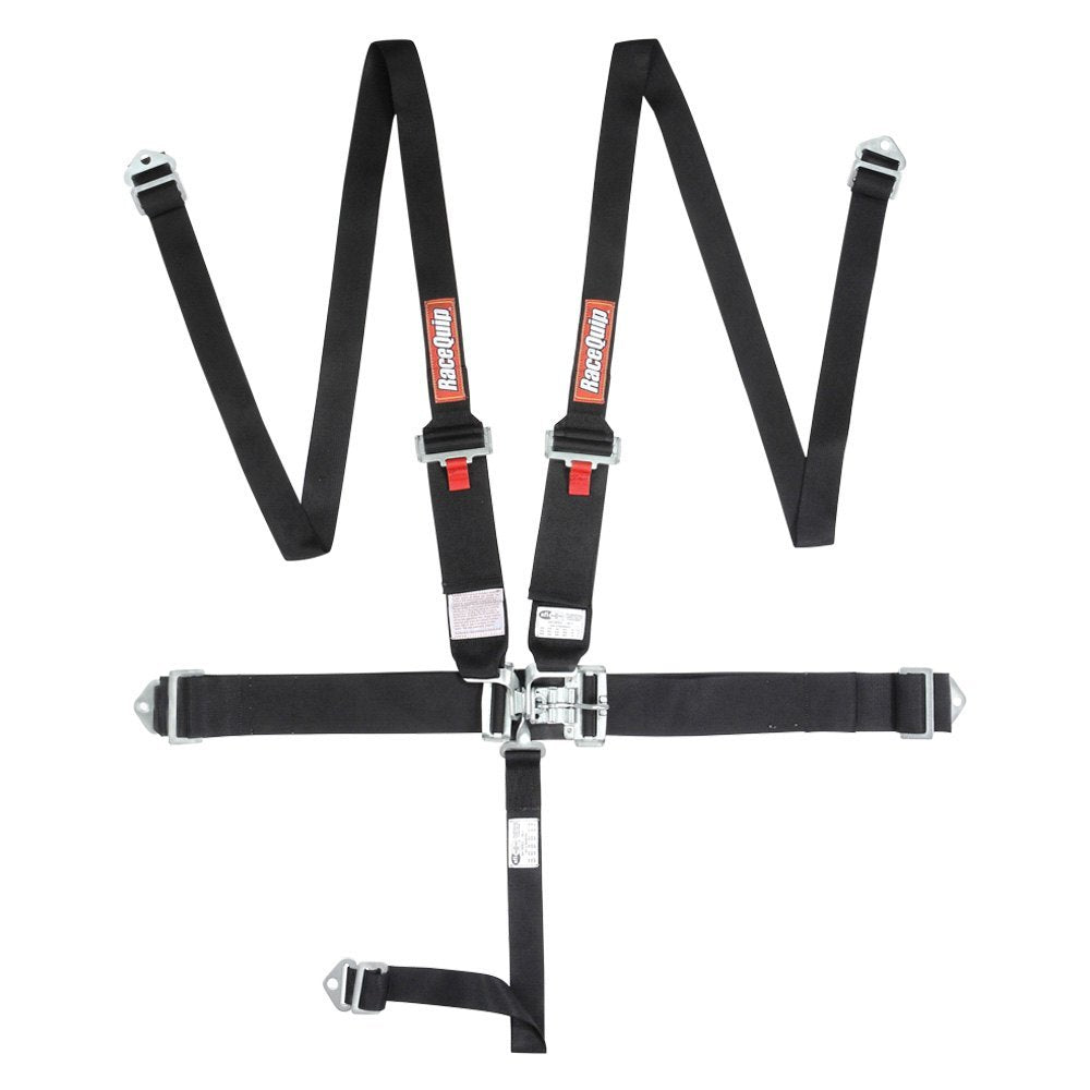 Harness 5pt HNR L&L Black Seat Belts and Harnesses Racequip