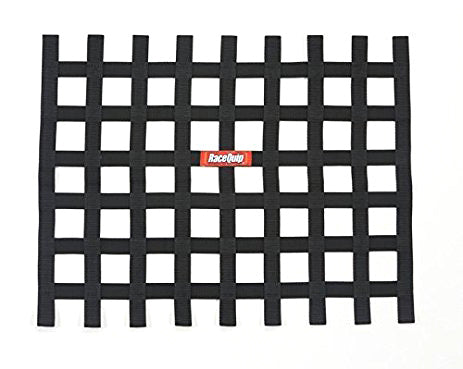 Ribbon Window Net Black Non-SFI Window Nets Racequip