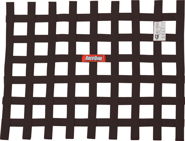 Ribbon Window Net SFI Black Window Nets Racequip