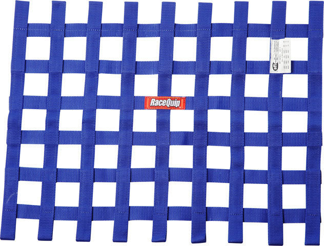 Ribbon Window Net SFI Blue Window Nets Racequip