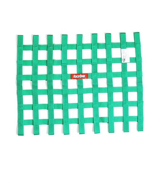 Ribbon Window Net SFI Green Window Nets Racequip