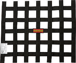 Ribbon Net 18x21 SFI Black Window Nets Racequip