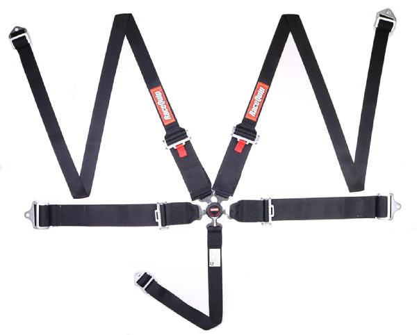 5pt Harness Camlock HNR Black SFI Seat Belts and Harnesses Racequip