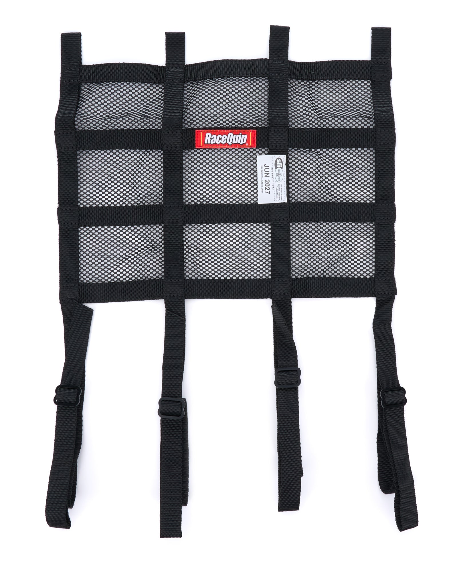 Window Net Mesh Black SFI Hybrid Adj. Strap Window Nets Racequip