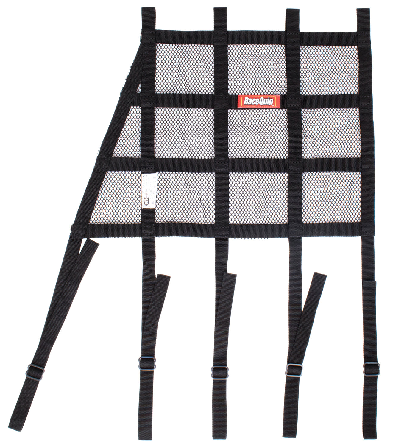 Window Net Mesh Angled Black SFI Window Nets Racequip