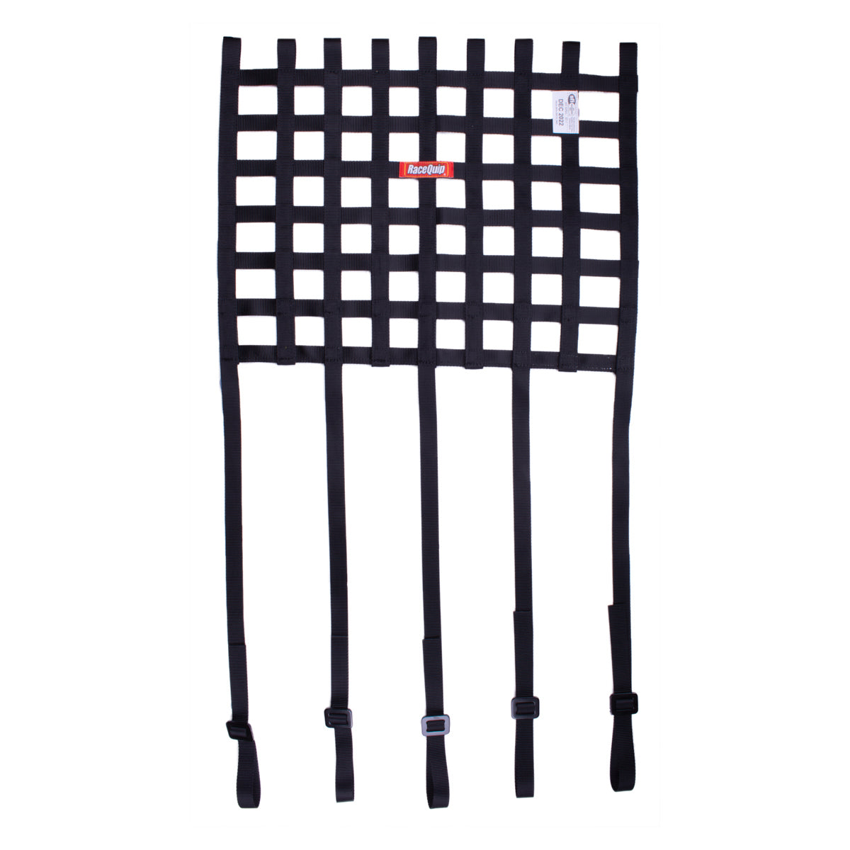 Window Net 18inx24in w/ Strap Mounts SFI Window Nets Racequip