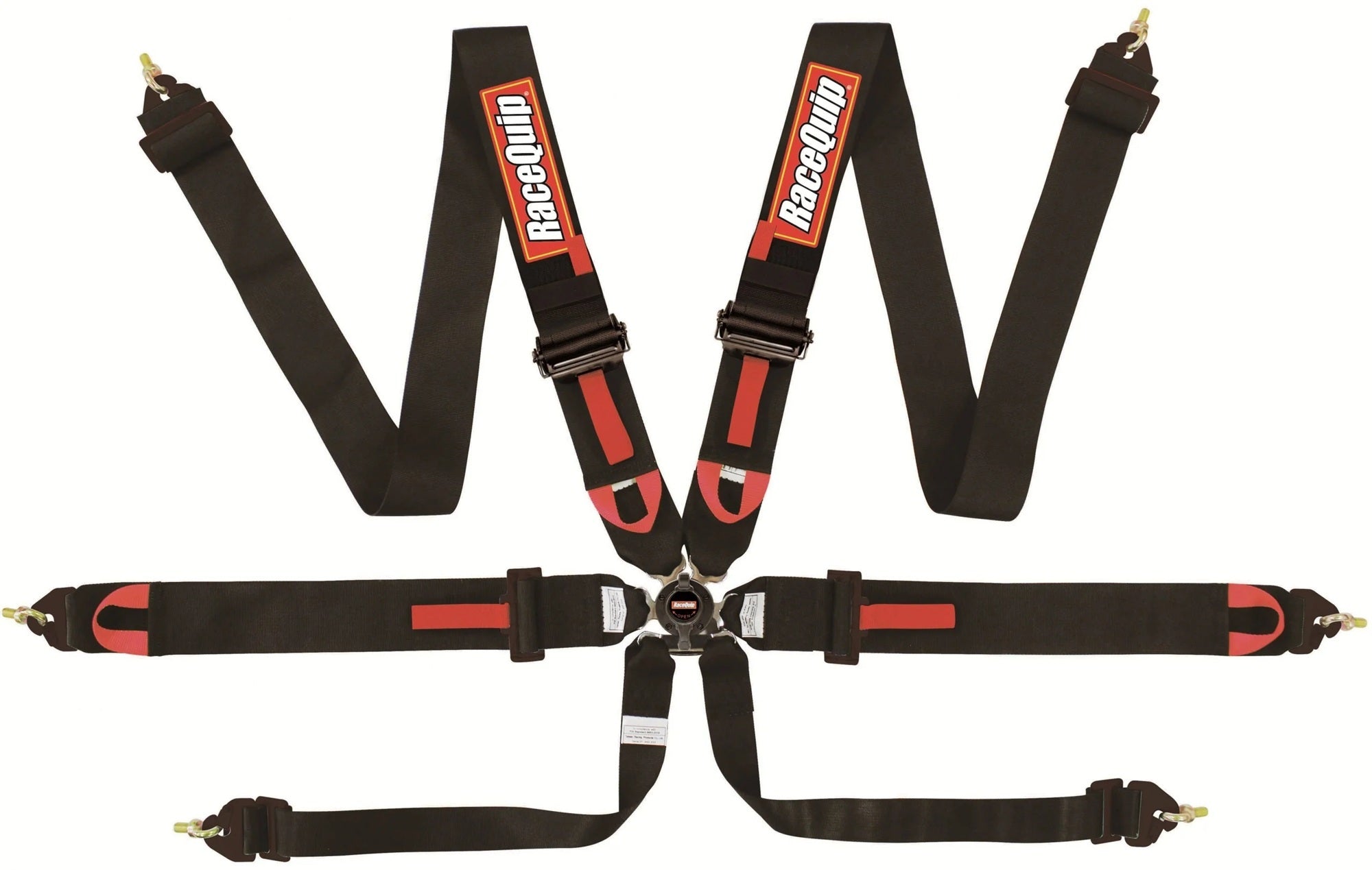6pt Harness Camlock Blk FIA Seat Belts and Harnesses Racequip