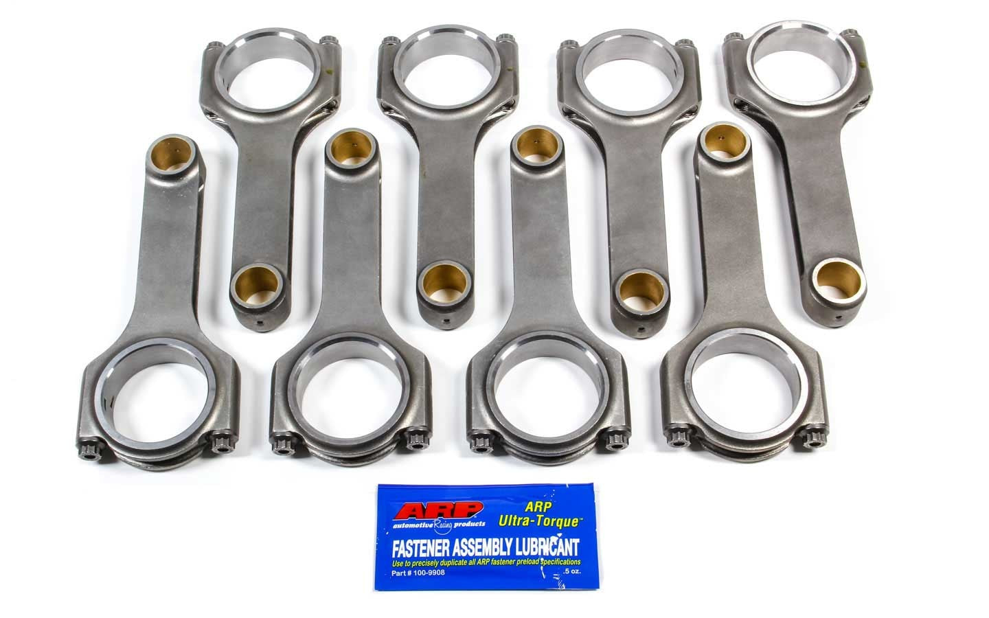 SBC 4340 Forged H-Beam Rods 6.000 w/ARP2000 Connecting Rods Scat Cranks