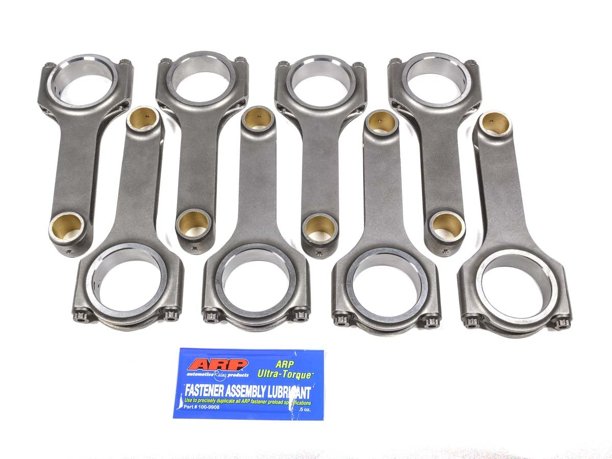 SBC 4340 Forged H-Beam Rods 6.125 Connecting Rods Scat Cranks