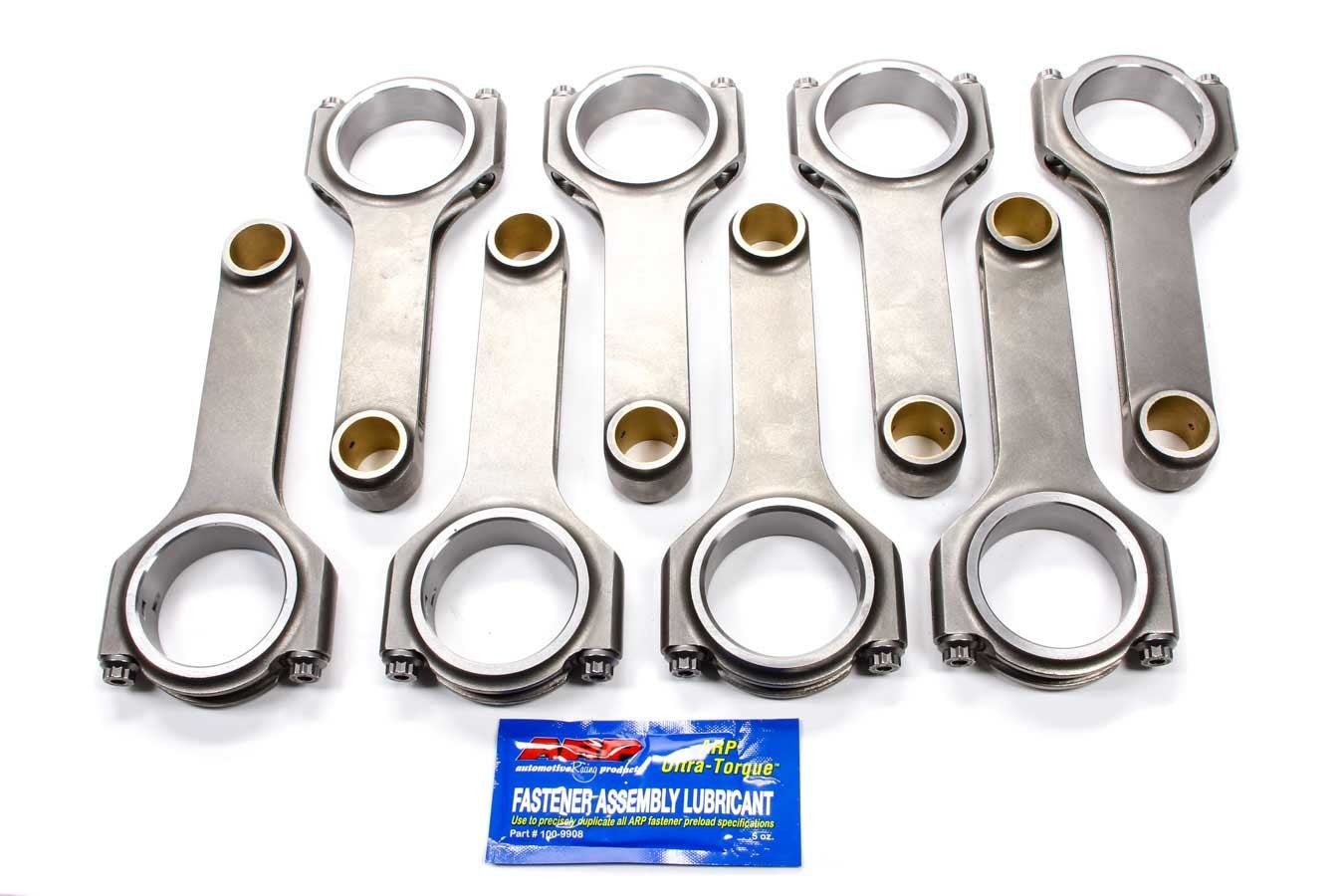 BBC 4340 Forged H-Beam Rods 6.385 w/ARP2000 Connecting Rods Scat Cranks