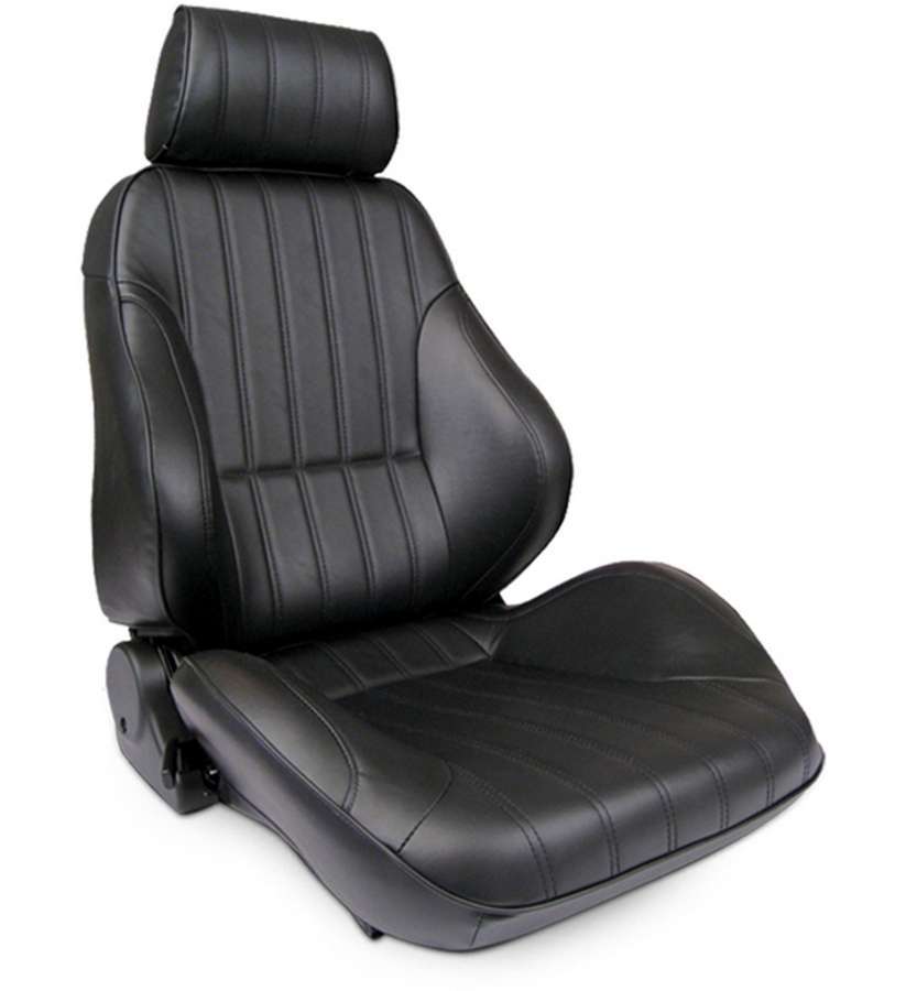 Rally Recliner Seat - LH - Black Leather Seats Scat Cranks