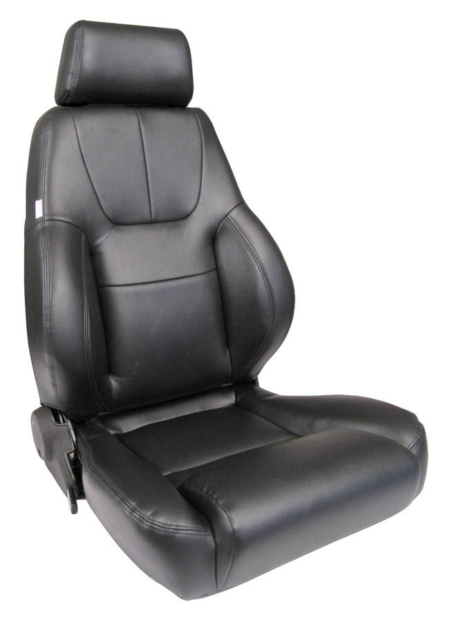 Elite Lumbar Seat - RH - Black Vinyl Seats Scat Cranks